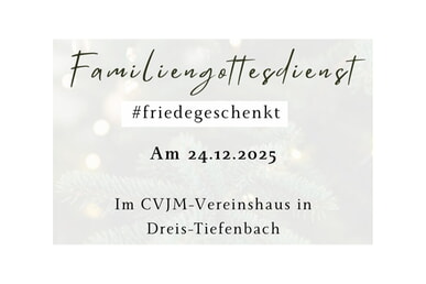 Familiengottesdienst am Heiligabend